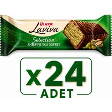 Ülker Laviva Selection Antep Fıstıklı Gofret (45 G) X24 Adet