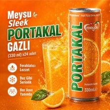 Meysu Sleek Portakal Gazlı Içecek (330 Ml) X24 Adet