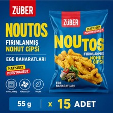 Züber Fırınlanmış Nohut Cipsi Ege Baharatları 55 G X15 Adet