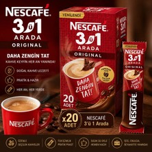 Nescafe 3’ü 1 Arada Hazır Kahve 20’li