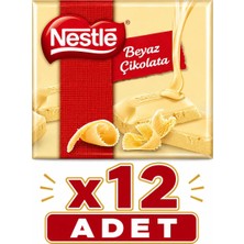 Nestle Nestlé Classic Beyaz Kare Çikolata (60 G) X12 Adet