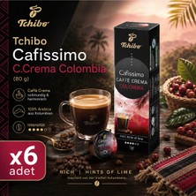 Tchibo Cafissimo Caffè Crema Colombia Kapsül Kahve 80 G X6 Adet