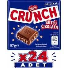 Nestle Nestlé Crunch Sütlü Çikolata (57 G) X24 Adet
