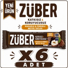 Züber Kakaolu & Fındıklı Meyve Bar (40 G) X6 Adet