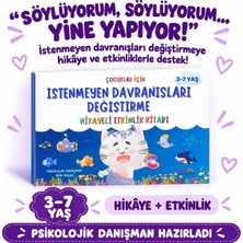 Kitza Yayınları 3-7 Yaş Çocuklar Için Istenmeyen Davranışları Değiştirme Hikayeli Etkinlik Kitabı