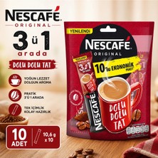 Nescafe 3’ü 1 Arada Hazır Kahve 175 G 10'lu