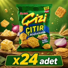 Ülker Çizi Peynirli Soğanlı Kraker (40 G) X24 Adet