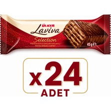 Ülker Laviva Selection Sütlü Çikolatalı Gofret (45 G) X24 Adet