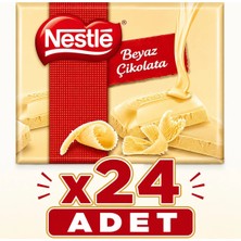Nestle Nestlé Classic Beyaz Kare Çikolata (60 G) X24 Adet
