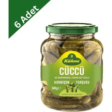 Kühne Cüccü Kornişon Turşusu 340 ml x 6 Adet