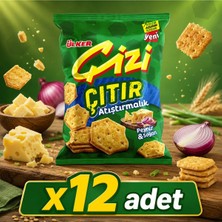Ülker Çizi Peynirli Soğanlı Kraker (40 G) X12 Adet