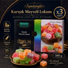 Sepetçioğlu Karışık Meyveli Lokum (300 G) X3 Adet