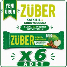 Züber Elmalı-Tarçınlı Meyve Bar (40 G) X6 Adet
