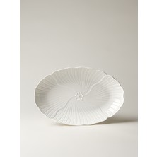 Minihol Laren Porselen Kayık Tabak (30 Cm)