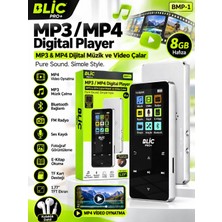 Azurtech Bmp-1 8gb Mp3 Mp4 Dijital Müzik Video Çalar Bluetooth Fm Radyo Tft Ekran