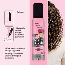 Hobby Kıvırcık Saç Köpüğü 150ML x 3'lü Süper Avantajlı Set