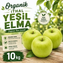 Organik Ithal Yeşil Elma 10 kg