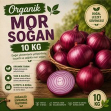 Organik Mor Soğan 10 kg