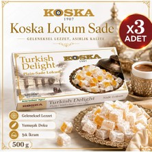 Koska Lokum Sade (500 G) X3 Adet
