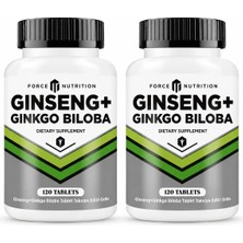 Force Nutrition Ginseng Ginkgo Biloba 120 Tablet 2 Kutu
