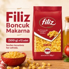 Filiz Klasik Boncuk Makarna 500 G X12 Adet