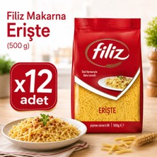 Filiz Klasik Erişte Makarna 500 G X12 Adet