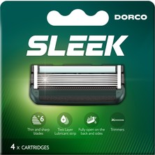 Dorco Pace 6 Sleek 6 Bıçaklı Yedek Tıraş Bıçağı 4lü