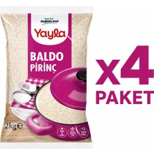 Yayla Baldo Pirinç (2 Kg) X4 Paket