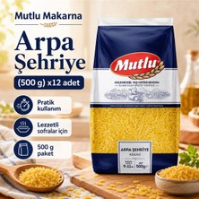 Mutlu Klasik Arpa Şehriye 500 G X12 Adet