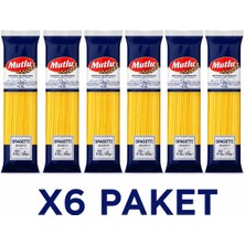 Mutlu Makarna Spaghetti (500 G) X6 Paket
