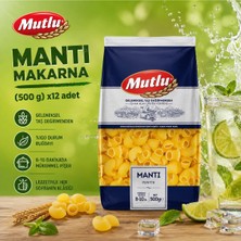 Mutlu Klasik Mantı Makarna 500 G X12 Adet
