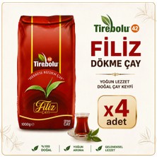 Tirebolu 42 Filiz Dökme Çay (1 Kg) X4 Adet