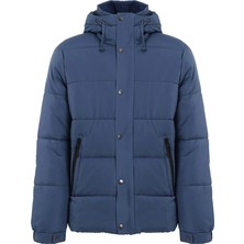 Reebok Kısa Kaban Erkek Mavi Halıfrıd Jacket