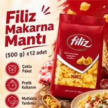 Filiz Klasik Mantı Makarna 500 G X12 Adet