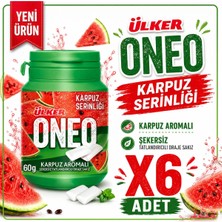 Ülker Oneo Karpuz Aromalı Kutu Sakız (60 G) X6 Adet