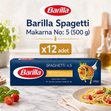 Barilla Spagetti Makarna No: 5 500 G X12 Adet