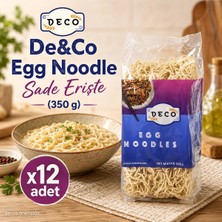 Deco Sade Egg Noodle Erişte (350 G) X12 Adet