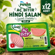 Pınar Aç Bitir Hindi Salam (60 G) X12 Adet