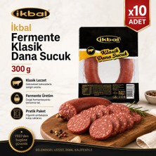 İkbal Ikbal Klasik Dana Sucuk (300 G) X10 Adet