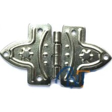 Efnaz Style Yonca Menteşe - Küçük 17X32 Mm, Nikel, 1 Adet