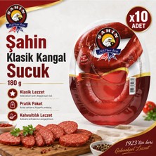 Şahin Klasik Kangal Sucuk (180 G) X10 Adet