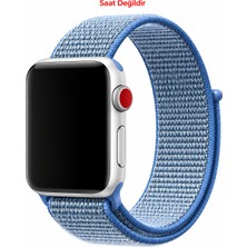 Dexmon Apple Watch 12-11-10 42MM / 6 7 8 9 10 Se Uyumlu 38-40-41MM Hasır Örgü Cırtlı Kumaş Kordon Kayış