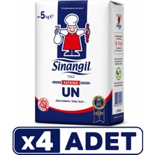 Sinangil Un 5 kg X4 Paket – Hamur Işleri ve Yemekler Için Yüksek Kalite Un