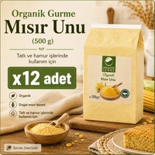 Organik Gurme Mısır Unu 500 G X12 Adet