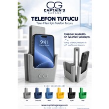 Captain's Garage Tenis Filesi Çift Taraflı Telefon Tutucu- Maç Kayıt Standı