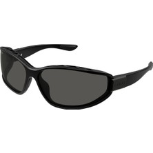 Gucci GG2011S 001 Erkek Mat Siyah Wrap Güneş Gözlüğü