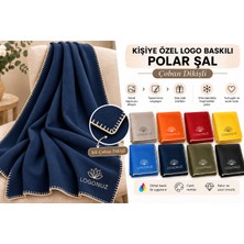 Arslan Deco Çoban Dikişli Kişiye Özel Logo Baskılı Polar Şal – 10 Adet Dijital Baskı Kurumsal Firma Şalı