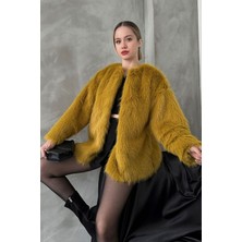 Very Moda Suni Kürk Ceket | F1608