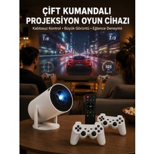 Efnaz Style Kablosuz Mini Projeksiyon Cihazı Oyun ve Film Için Taşınabilir Ev Sineması Yeni Nesil