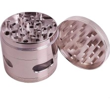 Maison Luré Pencereli 63 mm Herbal Öğütücü, Baharat ve Tütün Parçalayıcı, Dayanıklı Pipo Aksesuarı